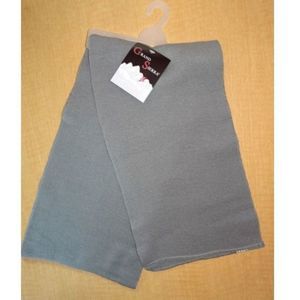 NWT Becker Grand Sierra Knit Scarf - 9 x 72 - Gray